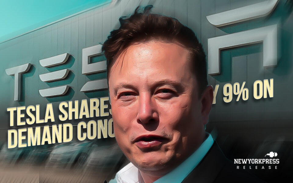 Tesla shares slid nearly 9% on demand concerns and Elon Musk’s Twitter distraction