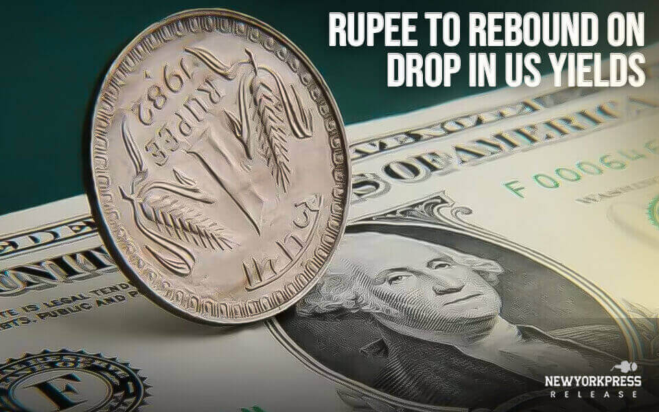 Rupee to rebound on drop in US yields