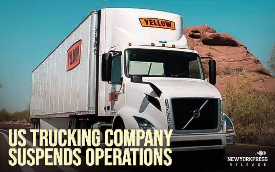 US trucking company suspends operations