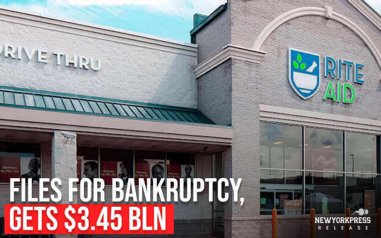 Drug retailer Rite Aid files for bankruptcy, gets $3.45 bln commitment