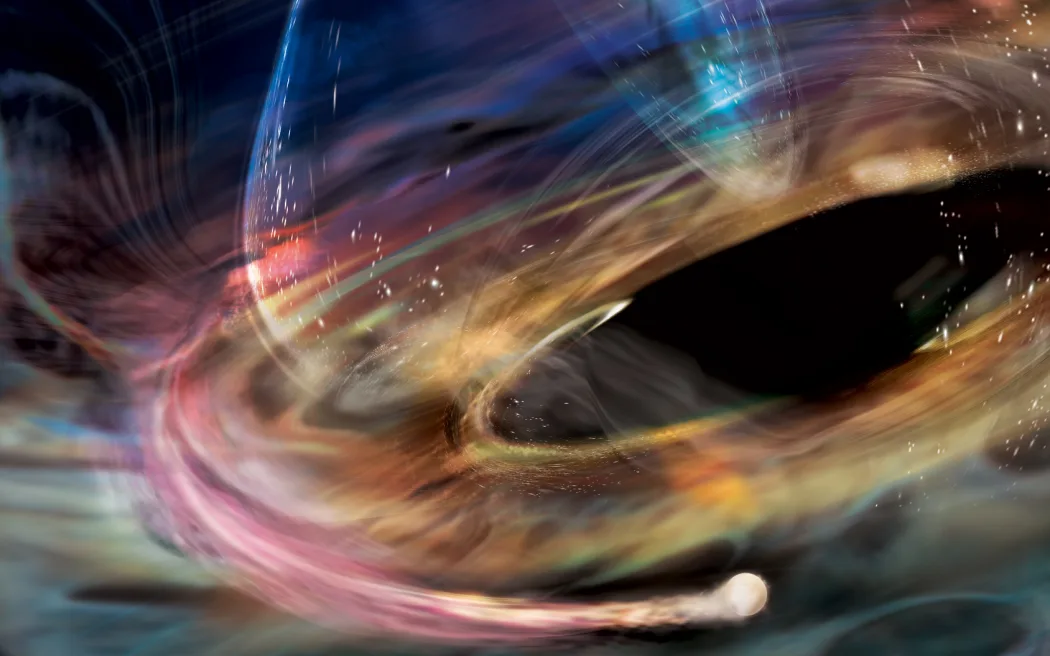 Astronomers Observe Accelerating X-Ray Flashes from Black Hole